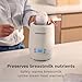 Baby Brezza AirSwirl Waterless Baby Bottle Warmer - Safely Warm Breastmilk + Formula - Bottles Stay Dry + Nutrients are Protected - Works with Nearly All Bottles
