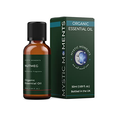Mystic Moments | Nutmeg Organic Essential Oil - 50ml - 100% Pure