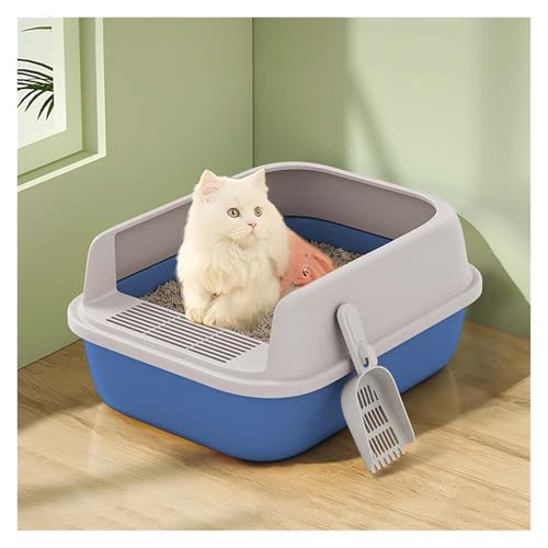 Arenero abierto para gato XXL color azul miniatura 1