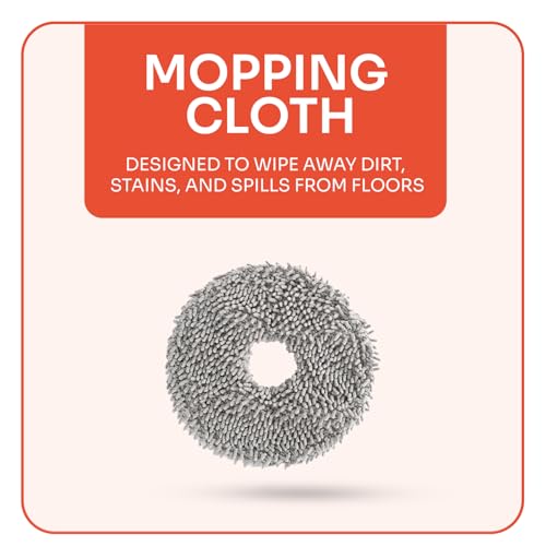 Image of ILIFE T60s Robot Vacuum Cleaner Original Accessories Combo Set with HEPA Filter, Side Brush, Mopping Cloth, and Roller Brush