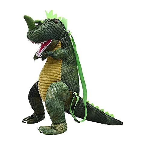 Dinosaur Children Backpack, Cute Plush Animal Backpack Cartoon 3D Dinosaur Rucksack Primary School bag Dino Toy Travel Storage Bag for Kids Boys Girls Gifts Cover