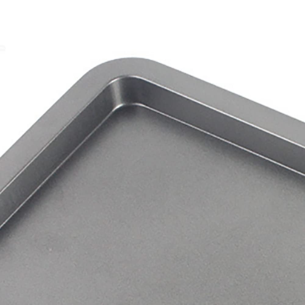 ACiyD Rechteckige Antihaft-Backformen für Backformen, Kekse, Blech, Kohlenstoffstahl, Kuchen, Metall, Backformen