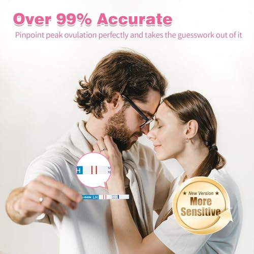 Ovulation Test Strips, Fertility Test Ovulation Predictor Kit with Free Urine Cup for Women Natural Cycles, 50 LH Strips (50) - Image 3