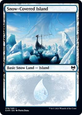 Magic: The Gathering - Snow-Covered Island (278) - Kaldheim