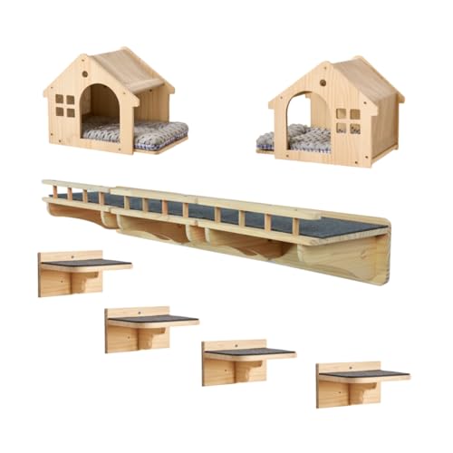 SHENGOCASE Cat Furniture Wall Mount Set