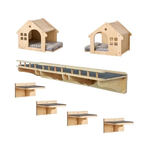 SHENGOCASE Wall-Mounted Cat Furniture Set