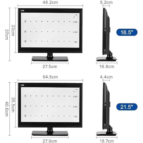 Tabla ocular electrónica para regular la distancia en exámenes ópticos 5