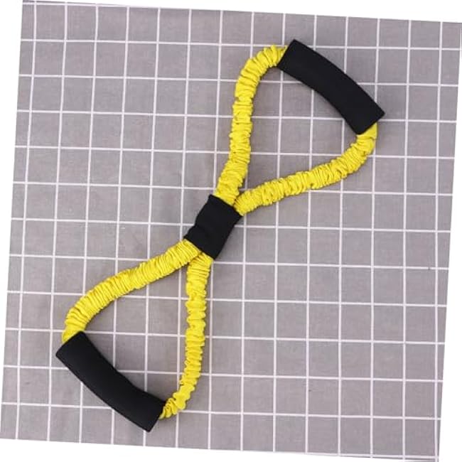 YARNOW Chest Expander Pull Exerciser Resistance Bands Set 8 Shaped Bands for Home Office Men Women Muscle Strengthening