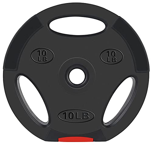 Balancefrom Vinyl Standard 1-Inch Plate Weight Plate For Strength Training And Weightlifting, Pair Bf-Vnl10P #TOP2