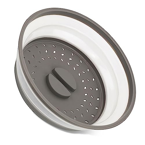 Galleyby Silicone Microwave Splatter Cover Dishwasher Safe - Pack of 1 Microwave Lid Cover for food- Space Sving design 10.5 Inch BPA Free