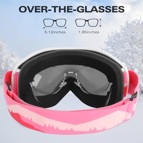 Supertrip Ski Goggles for Men Womens Anti-fog skiing goggles UV Protection Snow Snowboarding Goggles for Adult Youth - Image 4