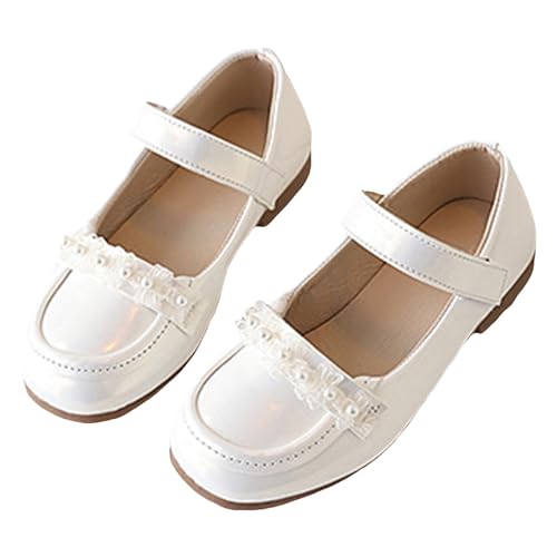 Toddler Girls Mary Jane Dress Shoes Leather Loafers Wedding School Soft Sole Non Slip Flat Shoes2