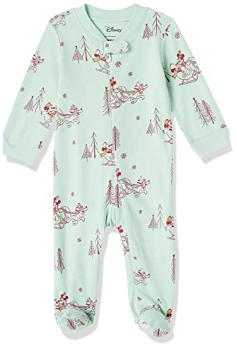 Image of Amazon Essentials Disney | Marvel | Star Wars Unisex Babies, Toddlers and Kids' Footed Sleepers, Zip Up Pajamas, Multipacks