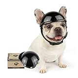 Enjoying Casco de perro para perros medianos, cascos de motocicleta para perros bulldog, cascos de bicicleta al aire libre, cascos para perros de razas pequeñas a medianas, gorra para perros al aire