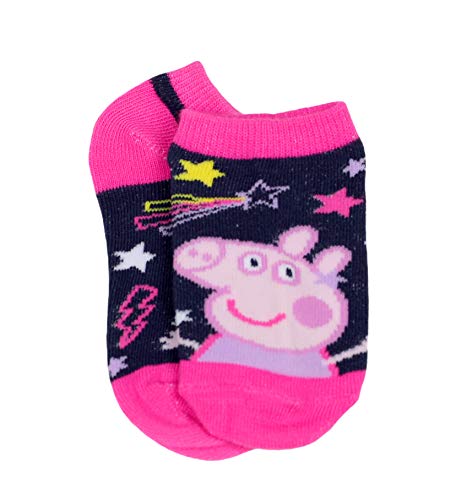 Image of Peppa Pig Little Girl's 5 Pack No Show Socks