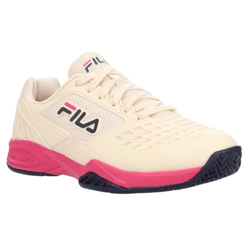 Fila Womens Axilus 2 Energized Tennis Sneakers Shoes - Off White - Size 9.5 M2