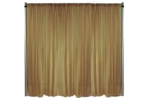 Fire Retardant Seamless Sheer Voile Curtain/Backdrop
