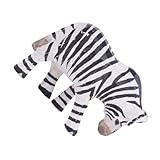 Décor de statue de zèbre - peut être utilisé pour la fenêtre, le bureau, la bibliothèque et d'autres endroits comme ornement décoratif, animal de décoration de bureau