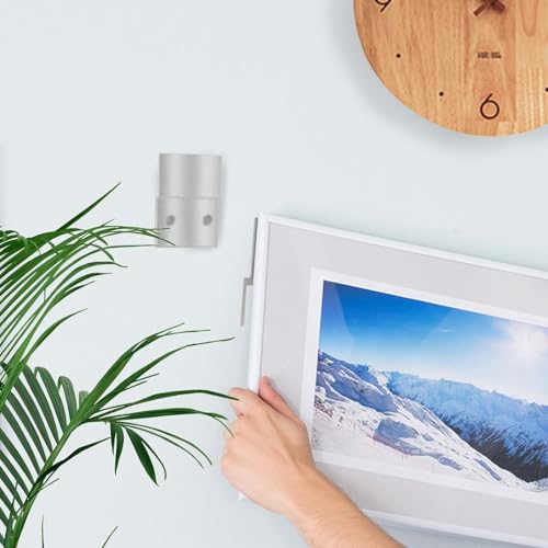 Image of Z Clips French Cleat Picture Hanger Aluminum French Cleat Hanger Heavy Duty Picture Hangers Wall Mounting Mirror Hanging Hardware Z Clip Mirror Hanger for Artwork, Wall Painting (2 inch-6Pairs)