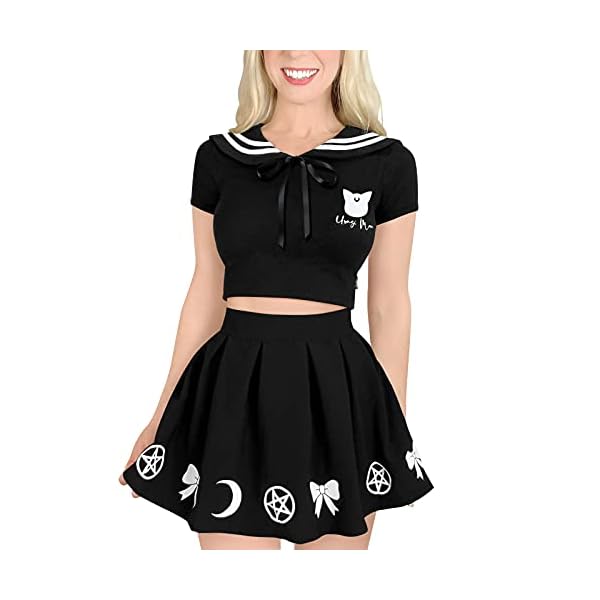 Littleforbig-Usagi-Sailor-Luna-Bauchfreies-Top-mit-Kragen-Kawaii-Sailor-Luna Littleforbig Usagi Sailor Luna Bauchfreies Top mit Kragen, Kawaii Sailor Luna