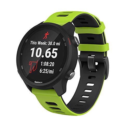 NotoCity Correa para Garmin Vivoactive 3, Correa de Reemplazo de Silicona Suave de 20 mm Compatible con Samsung Galaxy Active 2 /Samsung Gear Sport/Galaxy Watch 42 mm/Garmin Forerunner 645/245