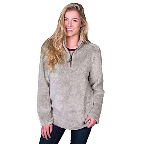 True Grit Pebble Pile Pullover 1/2 Zip in Faded Heather4