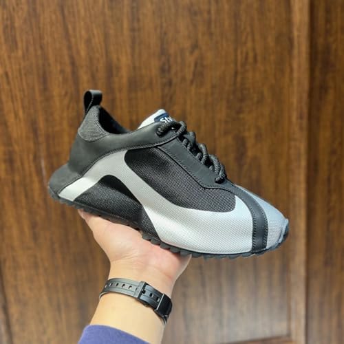 Men's Fashion Sports Running Shoes with Laces - Non-Slip Outdoor Fitness Sneakers for Teenagers - All-Season Versatile Athletic Footwear for Active Lifestyle4