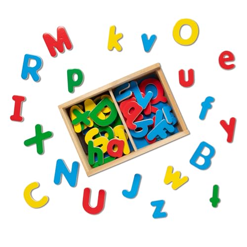 Melissa & Doug 448 52 Wooden Alphabet Magnets In A Box thumb #4