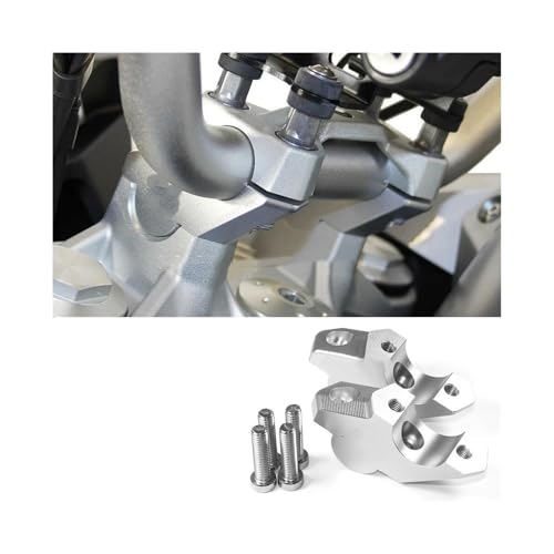 Abrazadera elevadora de manillar con soporte de extensión para GPS de moto 2