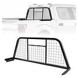 Top 10 Best Headache Rack F250 Reviews & Comparison 6 KUAFU Universal Pickup Truck Headache Rack Adjustable 64.37' to 78.12' Cab Window Protection Safety Back Window Half Back Rack Compatible with Full Size Pickup Ford Ram Chevrolet GMC Toyota Nissan