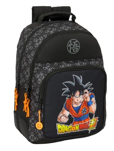 Safta DRAGON BALL COMBAT - Mochila Escolar Infantil, Ideal para Niños de Diferentes Edades, Cómoda y Versátil, Calidad y Resistencia, 32x15x42 cm