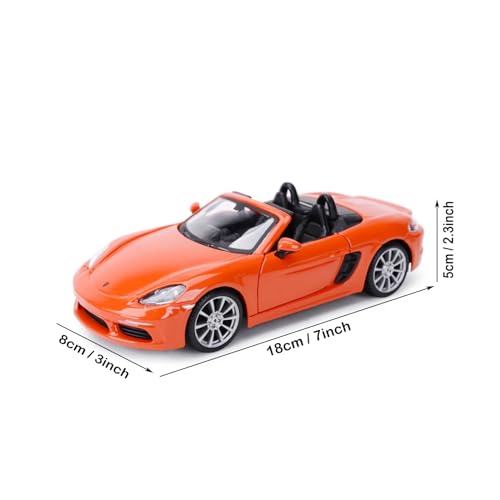 Modelo de Coche Bburago 1:24 Prosche 718-Boxster miniatura 4