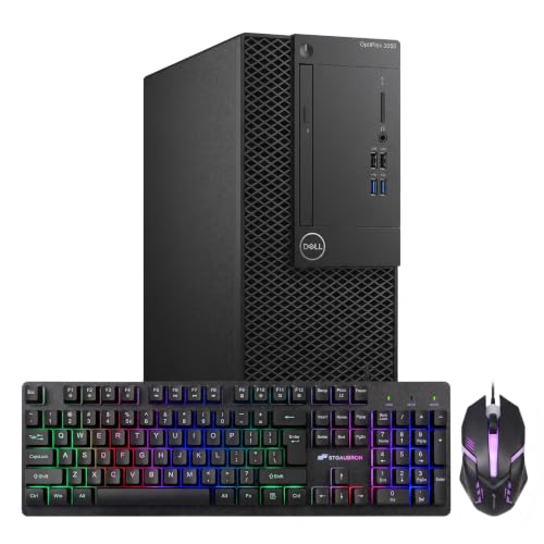 Dell Gaming Tower Desktop PC – Intel Core i5-7500 7th Gen 3.4GHz – 16GB DDR4 RAM – 256GB SSD...