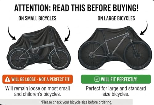 Image of Waterproof Blue Bicycle Cover - Dustproof, UV Resistant Cycle Cover Blue