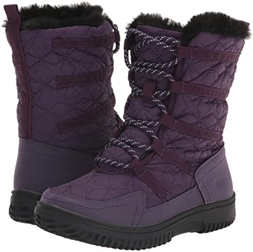 Tundra Kenora Snow Boot, Purple, 13 US Unisex Little Kid | Image 6