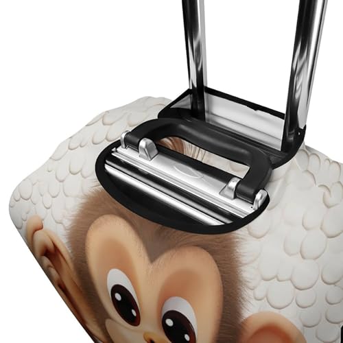 Housse de protection valise motif singe pour voyager serein - 5