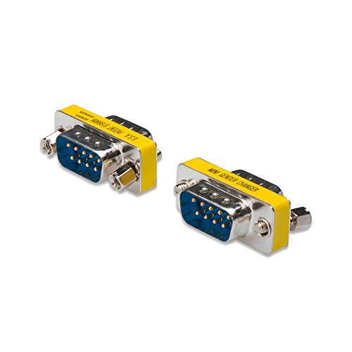 DIGITUS D-Sub 9 Cambiador de género - Adaptador - 9 pines hembra - enchufe a enchufe - RS-232 - RS-485 - TTL - carcasa metálica