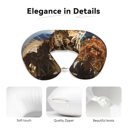 Almohada de viaje de espuma viscoelástica U-shaped miniatura 3