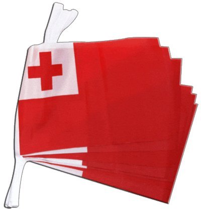 Guirlande drapeau Tonga 5,9 m Digni aux finitions soignées