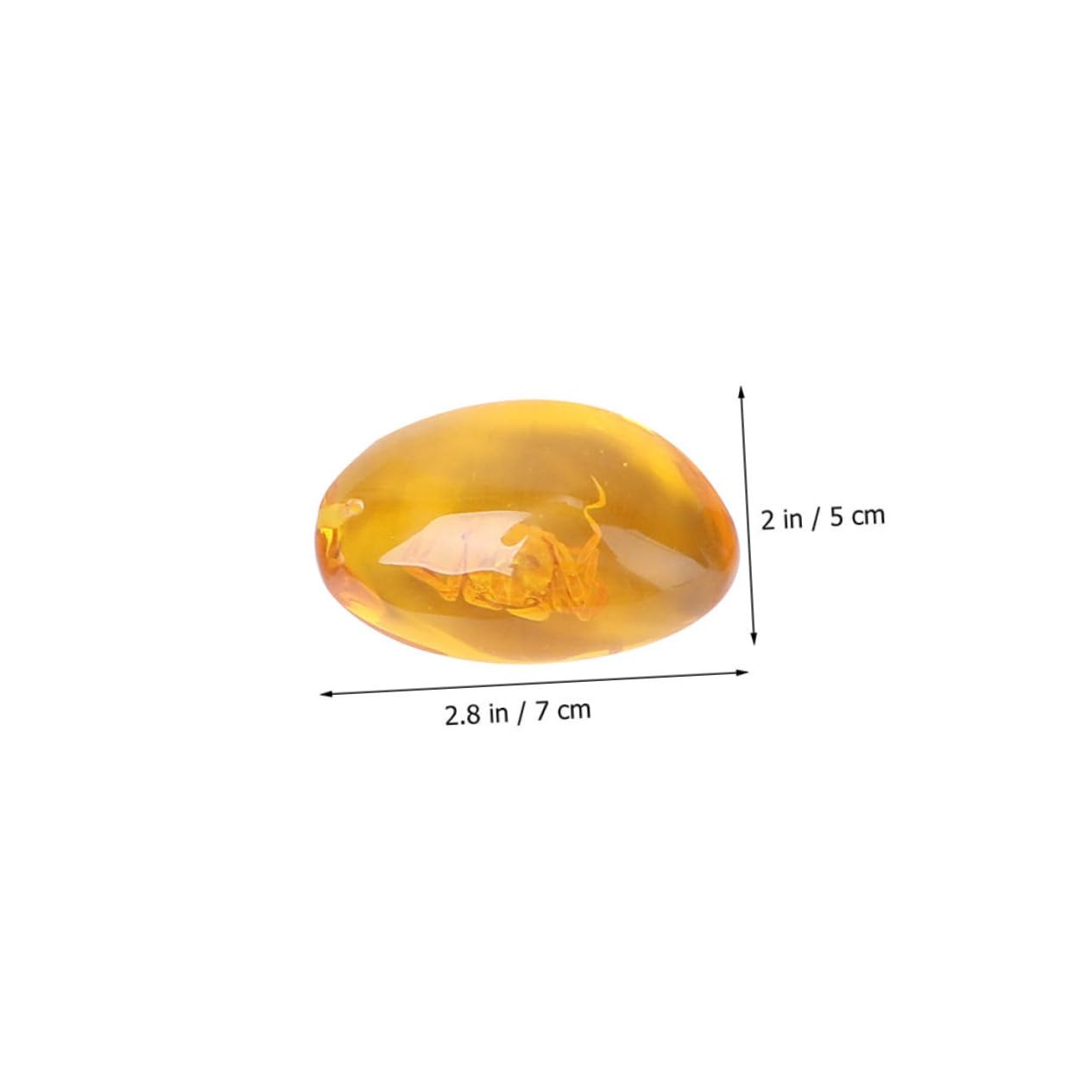 OUNONA 4 Pack Resin Decorations Amber Specimens Pendants Natural Jewelry Charms Stylish Desktop Adornments