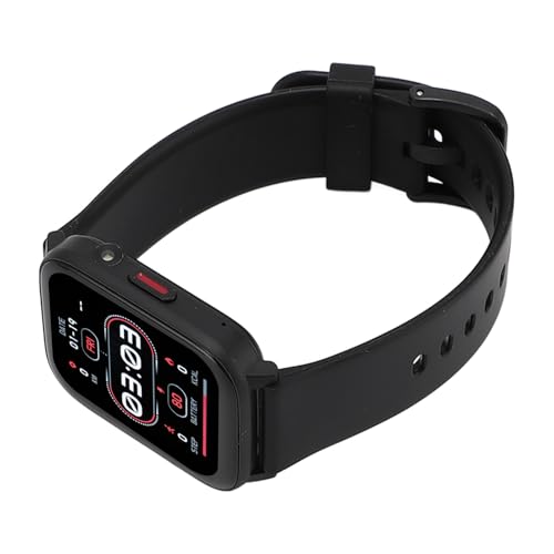Sxhlseller IP68 Wasserfeste Smartwatch 1, 83″ HD | Fitness- Tracker 100+ Sportmodi Taschenlampenmusik für Männer Frauen (Black)-7