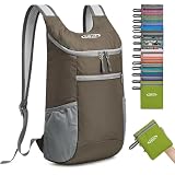 G4Free Ultra Lightweight Small Rucksack Foldable Backpack Packable Rucksack 11L for Travelling Walking Cycling Hiking or Multipurpose Daypacks Unisex, Dark Green 2, 11L, Casual
