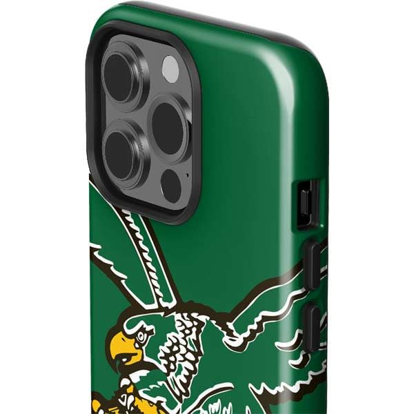Skinit Impact Phone Case Compatible with iPhone 15 Pro - Officially Licensed NFL Philadelphia Eagles Retro Logo Design