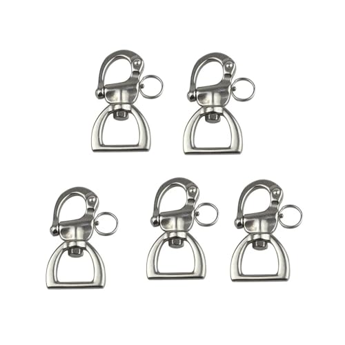 LZZYFPX Schwenkbarer Schnappschäkel mit Blattfeder (1PCS)