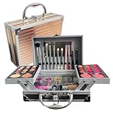 Maleta De Maquiagem Completa Profissional 54 Itens + Pincéis