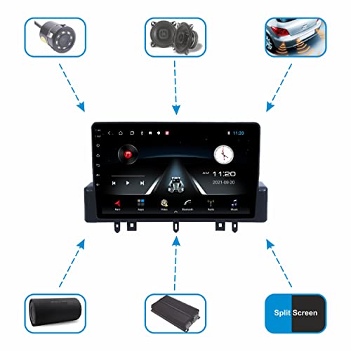 Image of 9 Inch Android Car Stereo for Tata Punch | 2GB RAM 32GB ROM | Full HD Touchscreen | WiFi GPS Bluetooth | Steering Wheel Control | Reverse Camera | Coupler Fit Plug & Play System