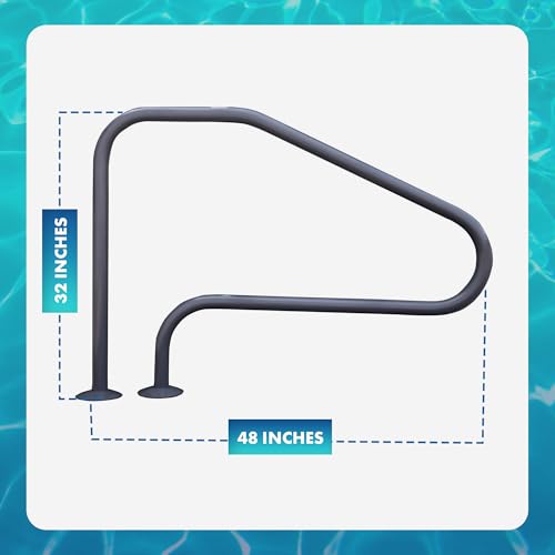 Barandal Polímero para Piscina Saftron RTD-448-GG (2 unidades) miniatura 3