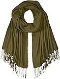 Farbe: Moos PIECES Damen PCKIAL Long Scarf NOOS Schal, Grün (Winter Moss Winter Moss), One Size
