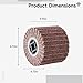 2 Pcs Power Tool Accessories, Multi-Layer Structure Drum Sander Of 2 Inch, Quality Brown Sandpaper For Polishing And Grinding, Abrasive Nylon Brush Wheels Stainless Steel