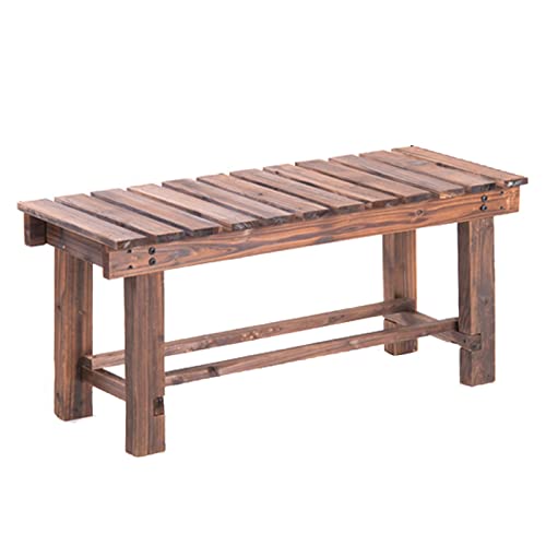 Banc en bois massif rustique pour jardin : l'authenticité au cœur de votre cour